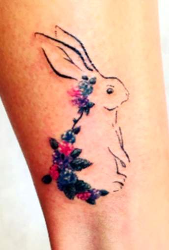 Significado de tatuagens de coelhos