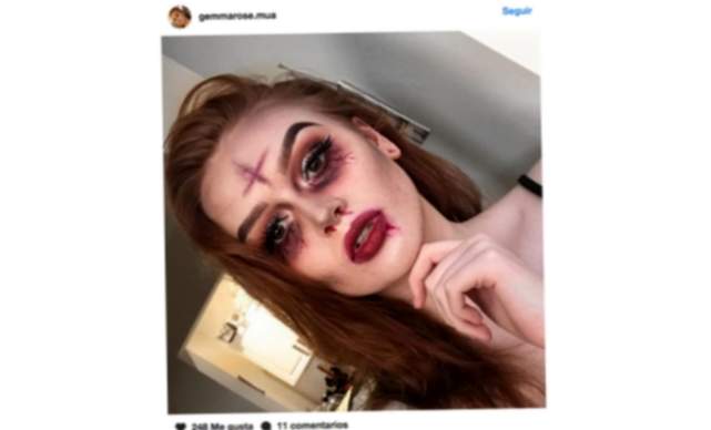 Vampir-Halloween-Make-up