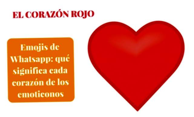 Emoji Whatsapp: cuore rosso