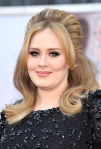 Adele, ein rundes Gesicht mit Stil