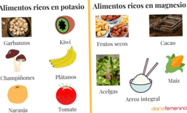Alimenti ricchi di potassio e magnesio