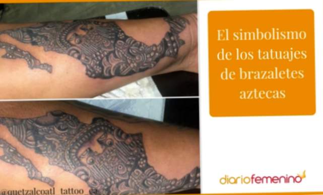 Idee tatuaggio braccialetto azteco