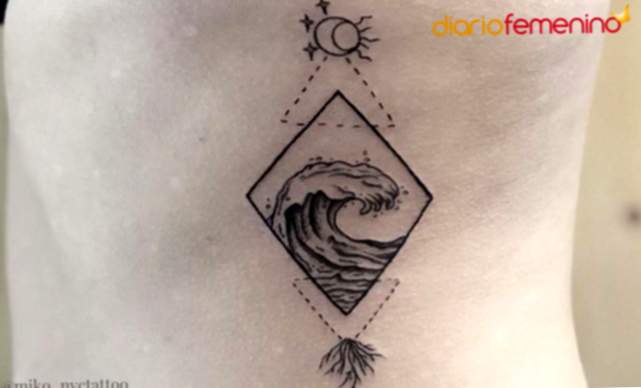 Accompagna il tuo tatuaggio con un sole e una luna