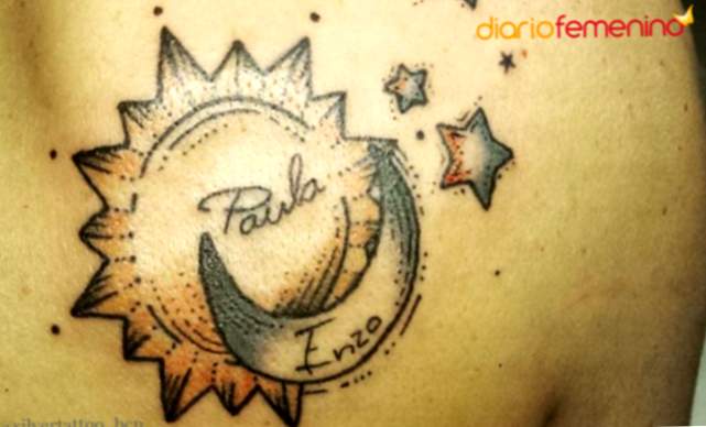 Che tatuaggio faresti della luna e del sole