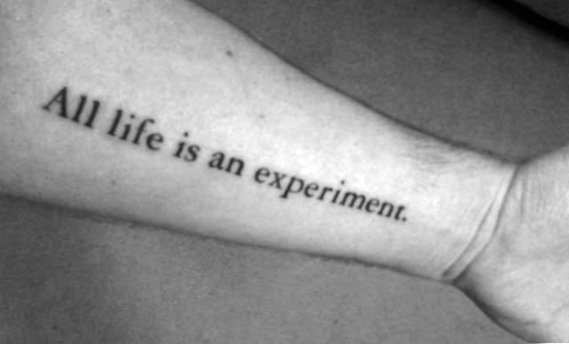 Sätze über das Leben, um ein Tattoo auf Englisch zu bekommen