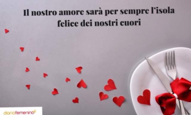 Frase d'amore italiana breve e bella