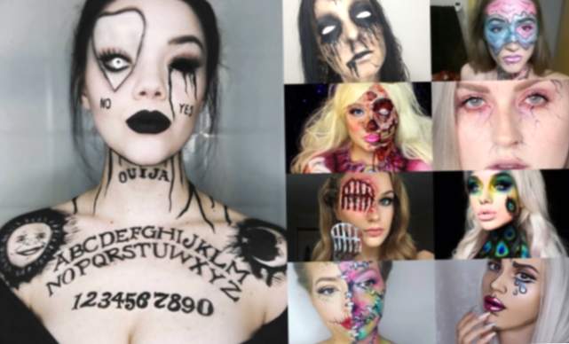 Weitere Make-up-Ideen für Halloween