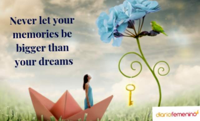 Frase en inglés sobre la importancia de tener sueños