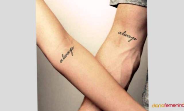 Ein schönes Paar Tattoo
