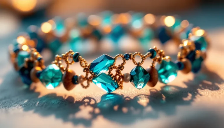 Éclat coloré d'un bracelet Vangovango en matériaux raffinés.