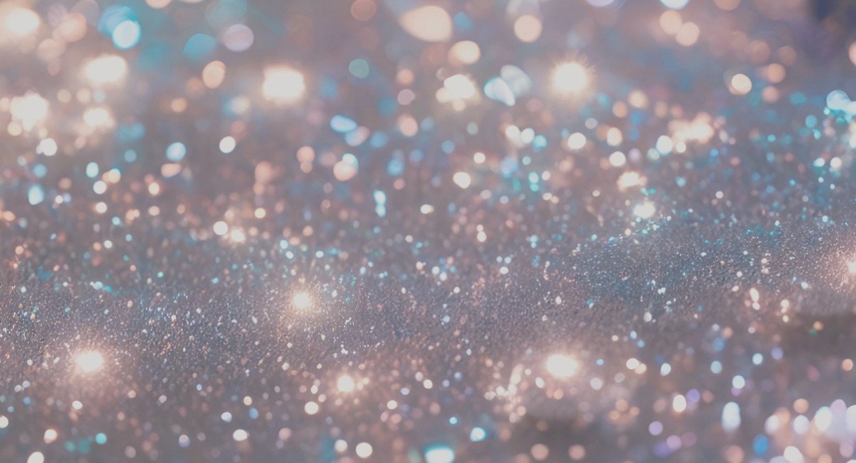 Fond pailleté scintillant aux reflets bleus et roses avec effet bokeh